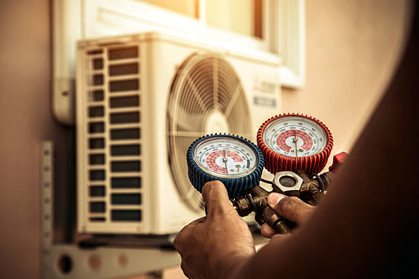 Professional Hvac Installation technician working in Easton, MD